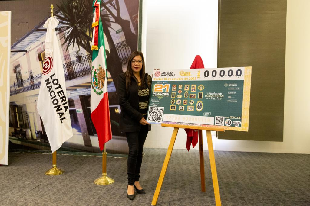Congreso de Tlaxcala presente en la develación del billete de Lotería 'Mexicanas Forjadoras de la Patria'